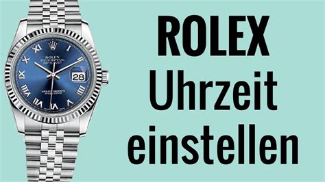 rolex uhrzeit einstellen richtung|rolex bedienungsanleitung kostenlos.